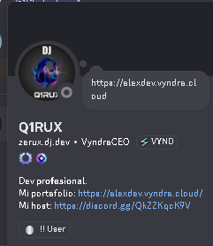 Mi bio de Discord